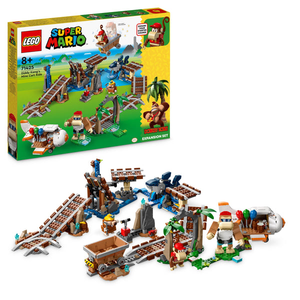 LEGO Super Mario Diddy Kong's Mine Cart Ride Expansion Set 71425 – APPYTOYS