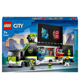 LEGO 60388 City Gaming Tournament Truck Toy, Esports Vehicle Set for Video Game Fans, Gamer Gifts for Boys and Girls Aged 7 Plus Years Old with Minifigures