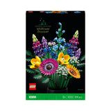 LEGO 10313 Icons Wildflower Bouquet Set, Artificial Flowers with Poppies and Lavender, Crafts for Adults, Home Décor, Valentine's Day Gifts for Her & Him, Botanical Collection