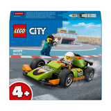 LEGO City Green Race Car Toy for 4 Plus Year Old Boys & Girls, Classic-Style Racing Vehicle Building Kit, with Photographer and Driver Minifigures, Gifts for Preschool Kids 60399