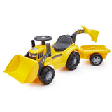 Ecoiffier - Ride-On Excavator With Trailer Riding Toy