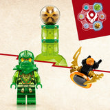 LEGO 71779 NINJAGO Lloyd's Dragon Power Spinjitzu Spin Set, Ninja Spinning Toy, Small Gift for Kids aged 6 Plus Years Old, with Collectible Lloyd Minifigure