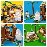 LEGO 71424 Super Mario Donkey Kong's Tree House Expansion Set, Buildable Treehouse Toy with 2 Character Figures, Playset for Kids, Boys and Girls Aged 8 and Up, to Combine with a Starter Course