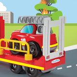 Ecoiffier - Abrick - Fire Truck Construction Set