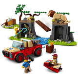 LEGO 60301 City Wildlife Rescue Off Roader Vehicle Car Toy, Building Set with Animal Figures for Preschool Kids 4 Years Old