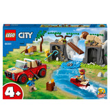 LEGO 60301 City Wildlife Rescue Off Roader Vehicle Car Toy, Building Set with Animal Figures for Preschool Kids 4 Years Old