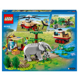 LEGO 60302 City Wildlife Rescue Operation Vet Clinic Set, with Animal Figures and Helicopter Toy for Kids 6 Years Old