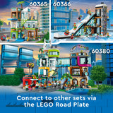 LEGO 60364 City Street Skate Park Set, Toy For Kids Aged 6 Plus Years Old with BMX Bike, Skateboard, Scooter, In-Line Skates and 4 Skater Minifigures to Perform Stunts, 2023 Set