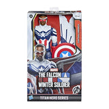 Avengers Marvel Studios Titan Hero Series Captain America Action Figure, 12-Inch Toy, Includes Wings, for Kids Ages 4 and Up