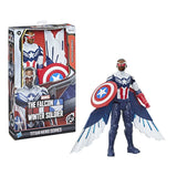 Avengers Marvel Studios Titan Hero Series Captain America Action Figure, 12-Inch Toy, Includes Wings, for Kids Ages 4 and Up