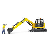 Brueder - Cat® Mini Excavator with worker