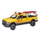 Brueder - RAM 2500 power wagon lifeguard with figure, stand up paddle and light & sound module