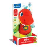 Clementoni - Milo My First Dinosaur Stuffed Animal with Songs & Lights - Mod: CLM17773