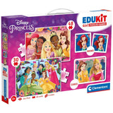 Clementoni - Edukit 4 in 1 - Disney Princess Puzzles and Games