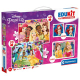 Clementoni - Edukit 4 in 1 - Disney Princess Puzzles and Games