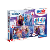 Clementoni - Edukit 4 in 1 - Frozen Puzzles and Games