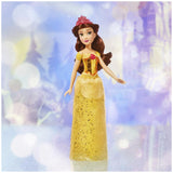 Disney Princess Royal Shimmer Belle Doll, Fashion Doll with Skirt and Accessories