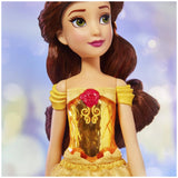 Disney Princess Royal Shimmer Belle Doll, Fashion Doll with Skirt and Accessories