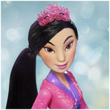 Disney Princess Royal Shimmer Mulan Doll, Fashion Doll with Skirt and Accessories