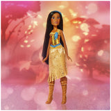 Disney Princess Royal Shimmer Pocahontas Doll, Fashion Doll with Skirt and Accessories