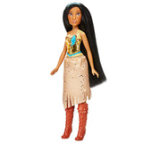 Disney Princess Royal Shimmer Pocahontas Doll, Fashion Doll with Skirt and Accessories