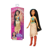 Disney Princess Royal Shimmer Pocahontas Doll, Fashion Doll with Skirt and Accessories