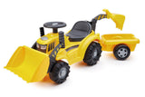 Ecoiffier - Ride-On Excavator With Trailer Riding Toy