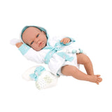 Giocheria - ARIAS Elegance Reborn Doll 38 cm Bath Set Blue