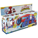 Hasbro - Marvel Spidey and His Amazing Friends Spider Crawl-R 2-in-1 Deluxe Headquarters Playset, Preschool Toy for Age 3 and Up