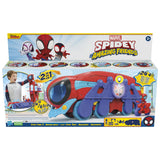 Hasbro - Marvel Spidey and His Amazing Friends Spider Crawl-R 2-in-1 Deluxe Headquarters Playset, Preschool Toy for Age 3 and Up