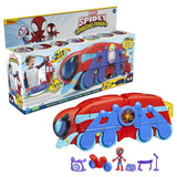 Hasbro - Marvel Spidey and His Amazing Friends Spider Crawl-R 2-in-1 Deluxe Headquarters Playset, Preschool Toy for Age 3 and Up