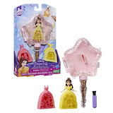 Hasbro - Princess Secret Styles Magic Glitter Wand Belle Doll, Toy for Kids 4 and Up