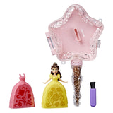 Hasbro - Princess Secret Styles Magic Glitter Wand Belle Doll, Toy for Kids 4 and Up