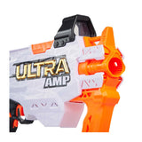 NERF Ultra Amp Motorized Blaster, 6-Dart Clip, 6 Darts