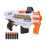 NERF Ultra Amp Motorized Blaster, 6-Dart Clip, 6 Darts