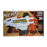 NERF Ultra Amp Motorized Blaster, 6-Dart Clip, 6 Darts