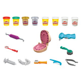 Play-Doh Drill 'n Fill Dentist Toy for Kids with 8 Modeling Compound Cans, Non-Toxic, Assorted Colors - Mod: HSBF12595L0