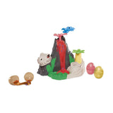 Play-Doh Slime Dino Crew Lava Bones Island Volcano Playset for Kids 4 Years and Up, Non-Toxic