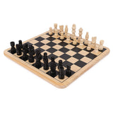 SPIN MASTER - EG classici Checkers & Chess three games in Wood