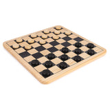 SPIN MASTER - EG classici Checkers & Chess three games in Wood