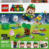 LEGO - Super Mario Adventures with Interactive LEGO Luigi Toy, Nintendo Gift for Boys and Girls, Garden Playset with Pink Baby Yoshi Figure