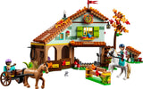 LEGO 41745 Friends Autumn’s Horse Stable Set with 2 Toy Horses, Carriage and Riding Accessories, Farm Animal Gift for Girls, Boys and Kids 7 Plus Years Old