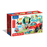 Baby Clementoni - Nicolò, Go Go Ride on Toy 3 in 1 - English & Italian