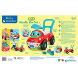 Baby Clementoni - Nicolò, Go Go Ride on Toy 3 in 1 - English & Italian