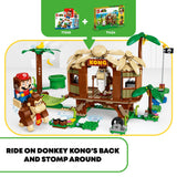 LEGO 71424 Super Mario Donkey Kong's Tree House Expansion Set, Buildable Treehouse Toy with 2 Character Figures, Playset for Kids, Boys and Girls Aged 8 and Up, to Combine with a Starter Course