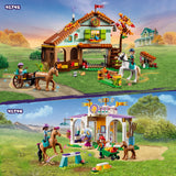 LEGO 41745 Friends Autumn’s Horse Stable Set with 2 Toy Horses, Carriage and Riding Accessories, Farm Animal Gift for Girls, Boys and Kids 7 Plus Years Old