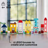 LEGO Classic Creative Houses, Bricks Building Toys Set for Kids, Boys & Girls Aged 4 Plus, Creative Toy Gift with House Accessories for Young Builders 11035