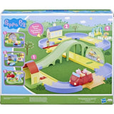 Hasbro - Peppa Pig All Around Peppa’s Town Set with Adjustable Track; Includes Vehicle and 1 Figure; 35+ Sounds; Ages 3 and Up