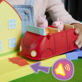 Hasbro - Peppa Pig All Around Peppa’s Town Set with Adjustable Track; Includes Vehicle and 1 Figure; 35+ Sounds; Ages 3 and Up