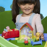 Hasbro - Peppa Pig All Around Peppa’s Town Set with Adjustable Track; Includes Vehicle and 1 Figure; 35+ Sounds; Ages 3 and Up